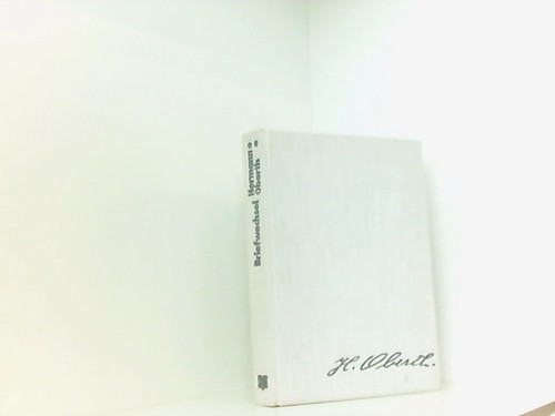 Hermann oberth briefwechsel - hermann,