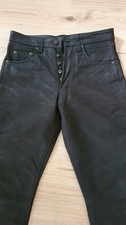 Jeans Lederhose Pantera, Gr. 30, schwarz, guter Zustand