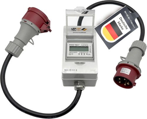 Cee 16a stromzähler mobile - cee,