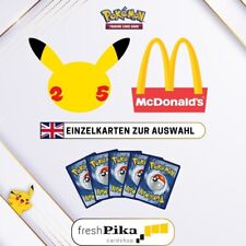 Pokemon - McDonalds 25th Anniversary - English ?? Einzelkarten zur Auswahl