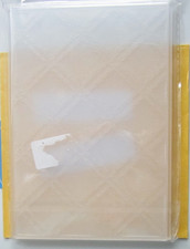 3D Präge-Schablone / 3D Embossing folder --- Karos