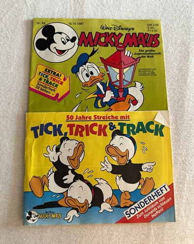Micky maus 1987 ehapa - micky, nr.