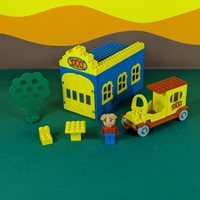 Lego fabuland 128 taxi - taxi, station