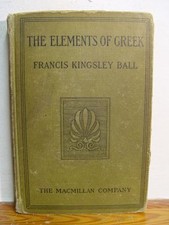 The Elements of Greek. Francis