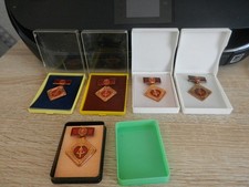 5x DDR Abzeichen Aktivist Der Sozialistischen Arbeit 1969-1990