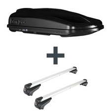 Dachbox Topbox TopBox 420 + Dachträger für VW Passat Variant B3/B4 Typ 3A5/35i