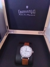 Eberhard & Co. Days 8 Jours  40mm Ref. 21017 Herren Uhr Box-Top Zustand-Händler