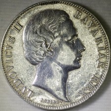 1871 Kingdom of Bavaria Ludwig