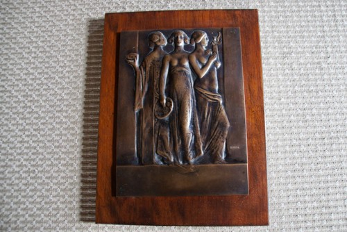 Bild bronzeplakette auf - bronzeplakette,