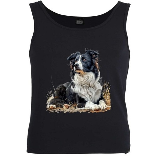 Tank top border collie - collie, welpe