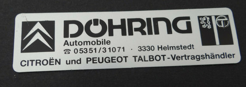 Werbe aufkleber citroën - werbe-aufkleber,