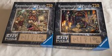 Exit Puzzle Set Konvolut 759 Teile Im Vampirschloss und Die Hexenküche
