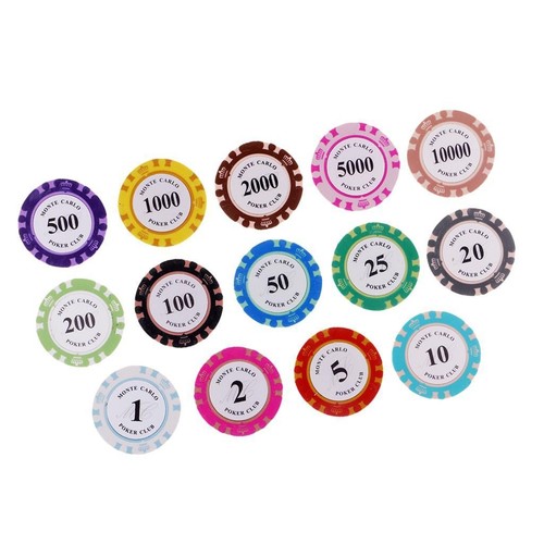 14pcs poker chips casino - 14pcs,