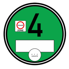 Umweltplakette Abgasplakette