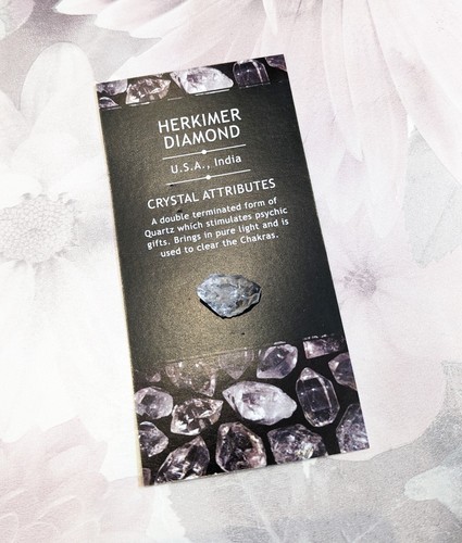Herkimer diamond double - diamond,
