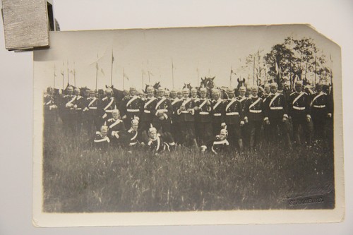 Alte foto kürassier - ak,