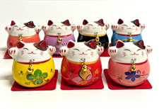 Maneki-Neko Glückskatze–7er