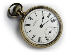 WALTHAM Taschenuhr,  wohl ca. 100 Jahre alt, läuft gut und recht genau