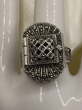 RARITÄT, 925 Ring+Quartz Uhr