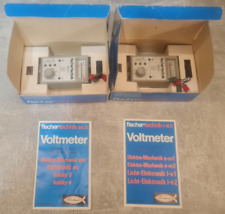 Fischertechnik Voltmeter mit Potentiometer 30083 in OVP mit Anleitung