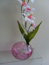 Rosenvase Lauscha Glas