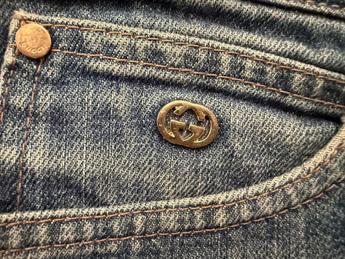 Gucci damen blue jeans denim - blue,