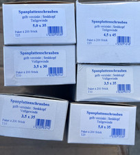 6 Packungen Holzschrauben