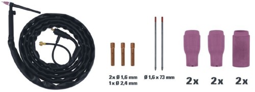 Wig schweissbrenner set - wig, schweissbrenner-set