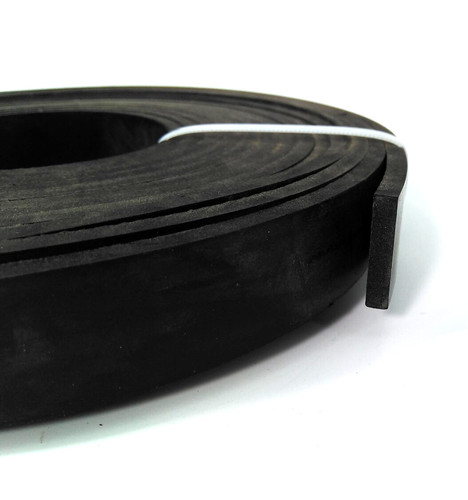 Massives gummiprofil 5x25mm - massives,