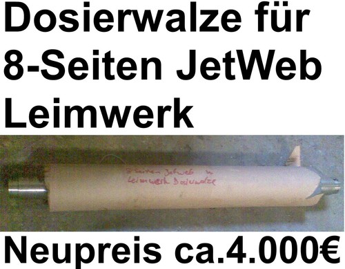 Jetweb leimwerk dosierwalze - jetweb,