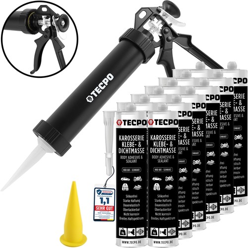 12x tecpo klebe - klebe, dichtmasse