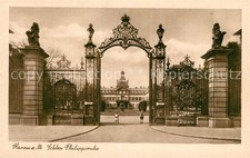 Hanau Main Schloss Philippsruhe schmiedeeisernes Tor