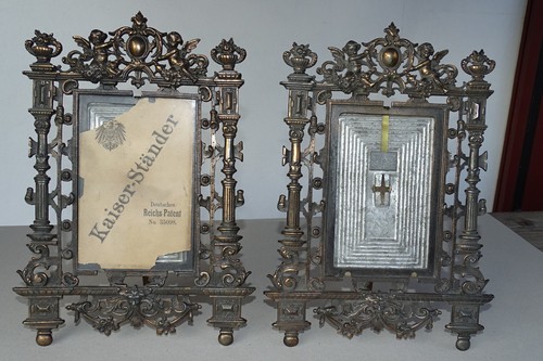 1900 paar metall rahmen - c.1900,