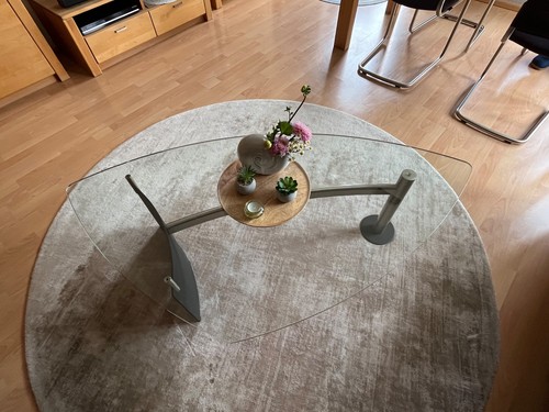 Couchtisch glasplatte und - couchtisch,