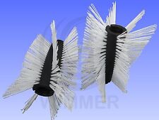 2 Stück Besen Bürste Kehrwalzen Agria 6100 7100 Cleanstar Comfort 900mm Schnee