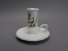 Gien Porzellan Oiseaux de paradis Paradisvogel Kerzen Stick Halter Leuchter