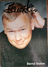 Bernd stelter autogrammkarte - stelter,