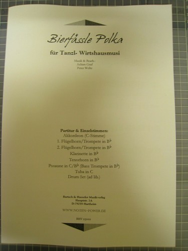 Bierfässle polka für tanzl - bierfässle,