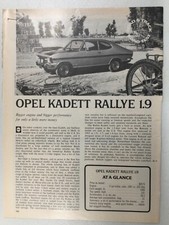 OpelArt46 Article Road Test