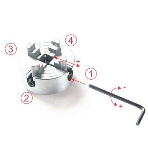Vier jaw chuck kleiner - *vier-jaw, +1