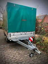 SySTEMA Hochlader-Anhänger, gebraucht 1300 kg mit Plane, 100 km/h