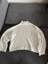 Cream Textured Sweater (ZARA)