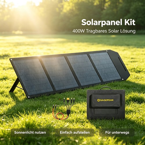 400w solarpanel faltbar - 400w,