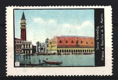Reklamemarke venedig piazza - venedig,, e