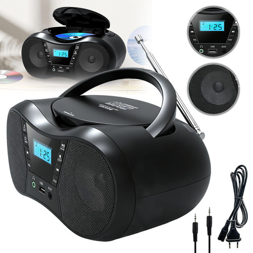 Tragbarer player radio - tragbarer, cd