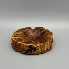 Alabaster brauner Aschenbecher