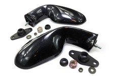 Spiegel Paar Carbon-Look E-geprüft für Aprilia RS 125 Extrema 250 RSV 1000 Mille