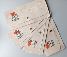 4x Kaffee Hag Bestecktasche Serviettentasche Original 1920 Gastronomie