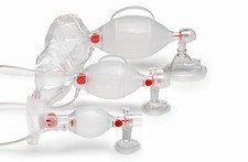 Ambu Spur II 2 Beatmungsbeutel Set Erwachsene, Kinder, Säuglinge mit Masken