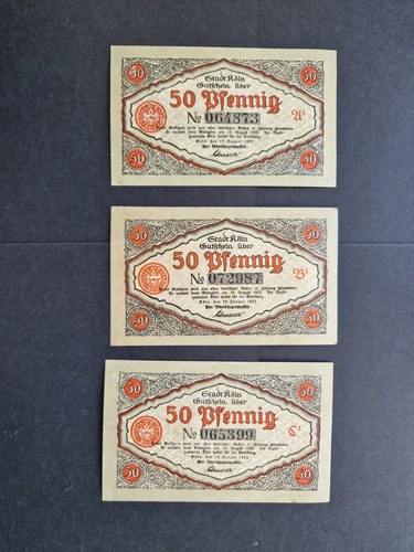 717 notgeldscheine stadt - 717.3,